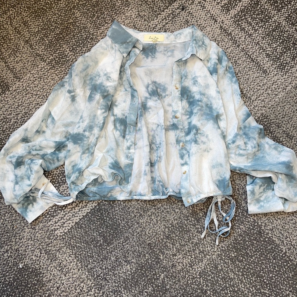 Marble work shirt from Love Notes, size M